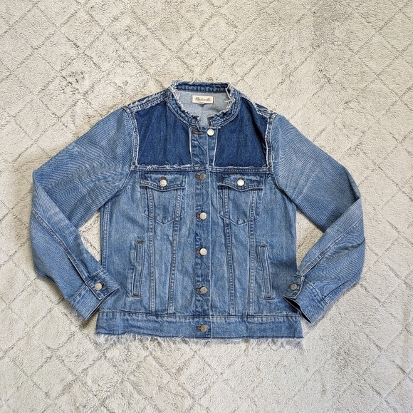Madewell Blue Denim Jacket - Picture 1 of 8